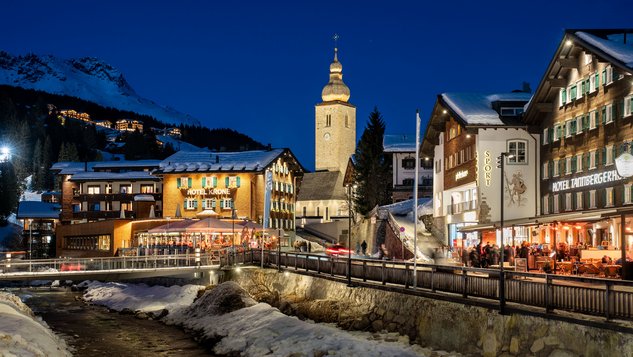 Winter in der Schneebar in Lech