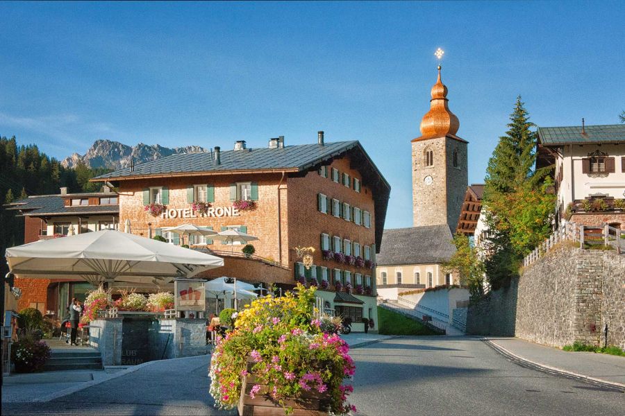 Your romantic hotel at the heart of Lech am Arlberg The Hotel Krone von Lech